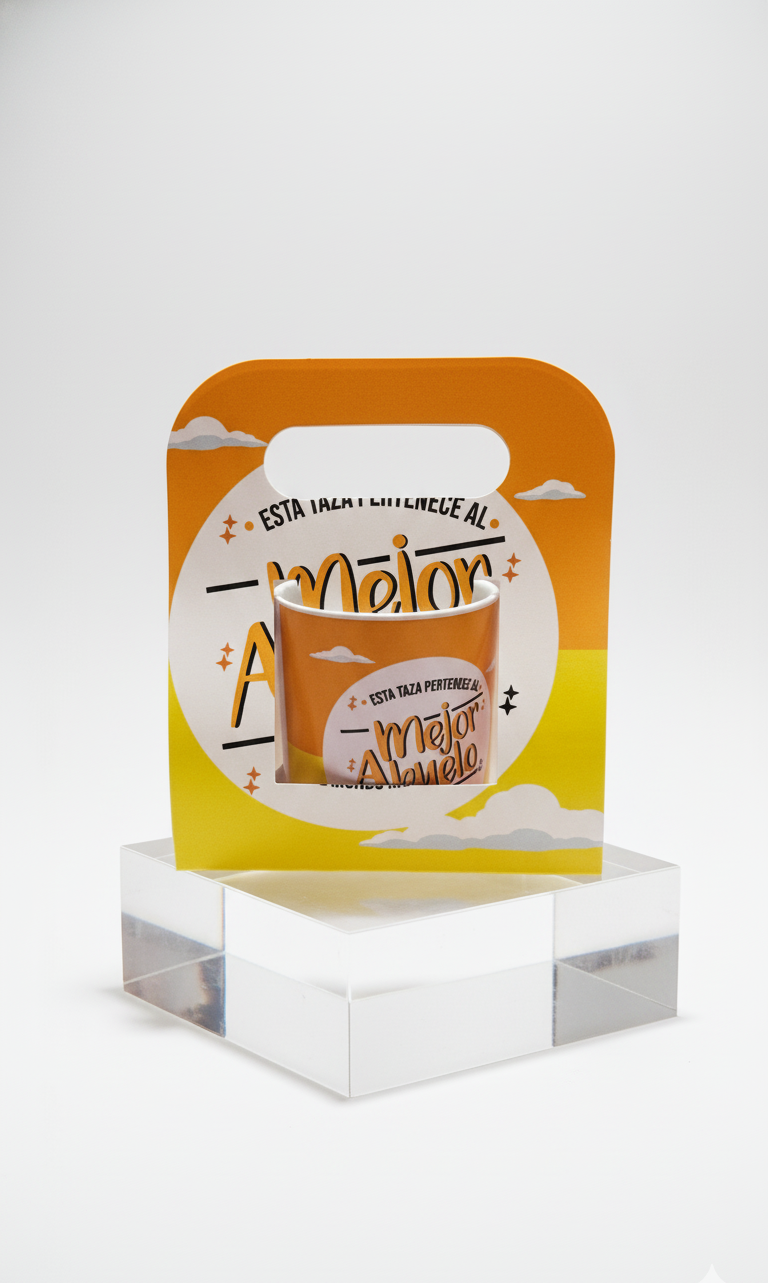 Taza Blanca Con Blíster 