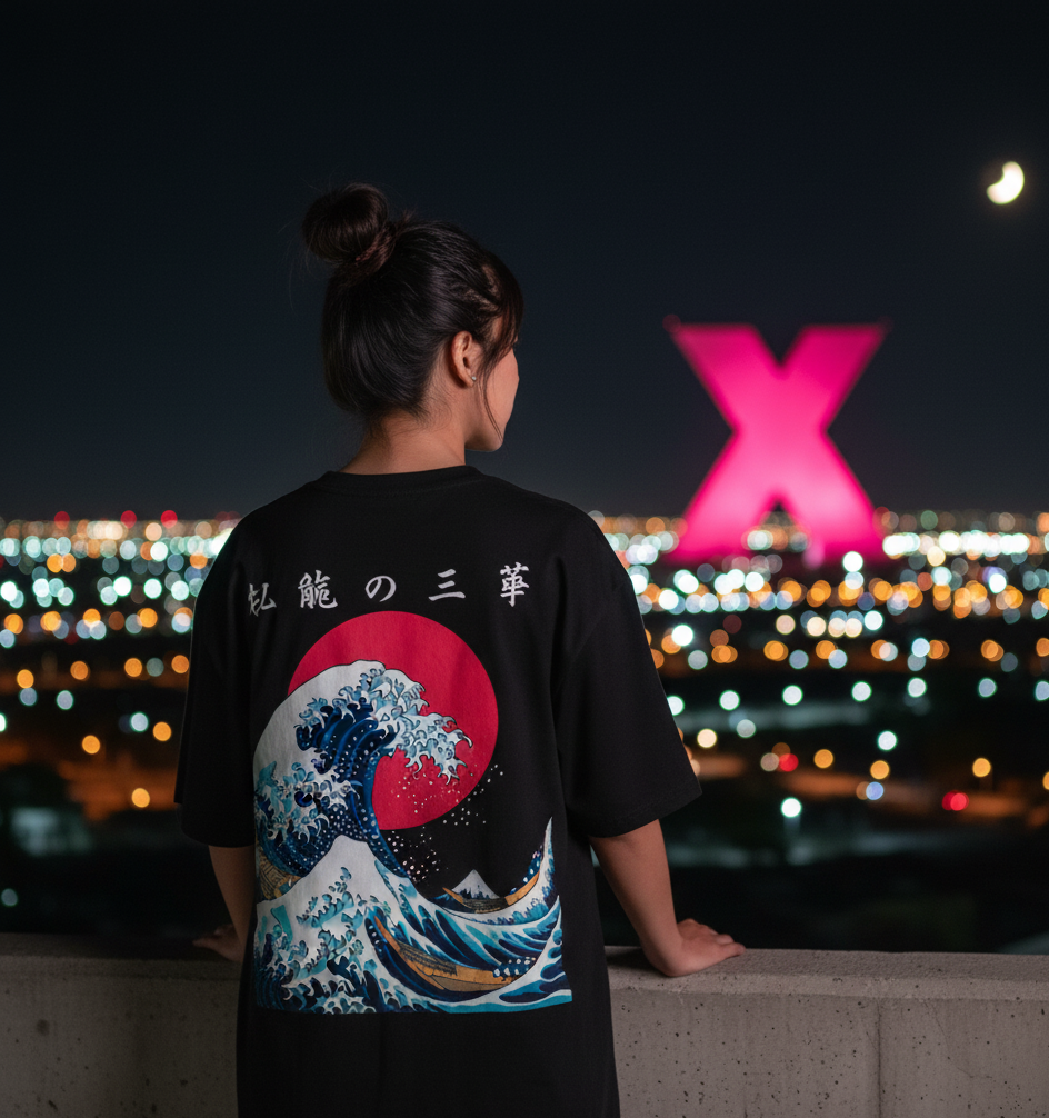 Playera  Semi oversize 