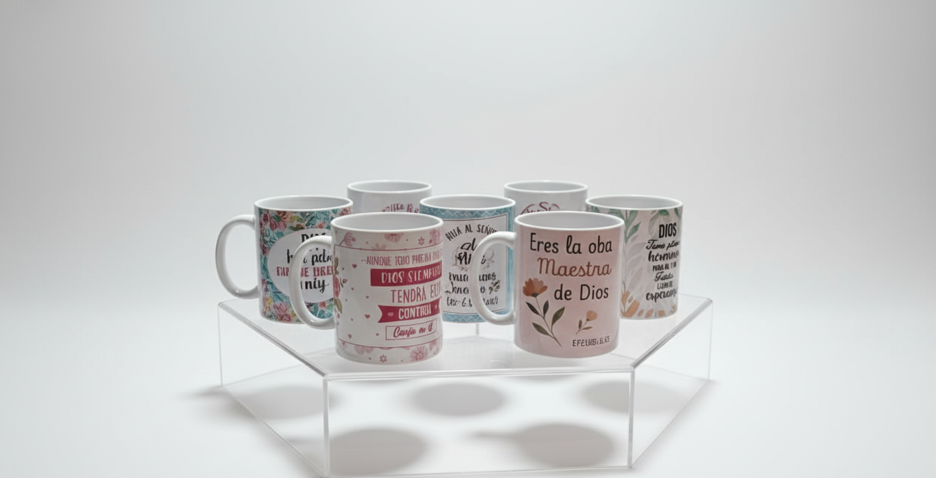 Tazas Blancas Personalizada