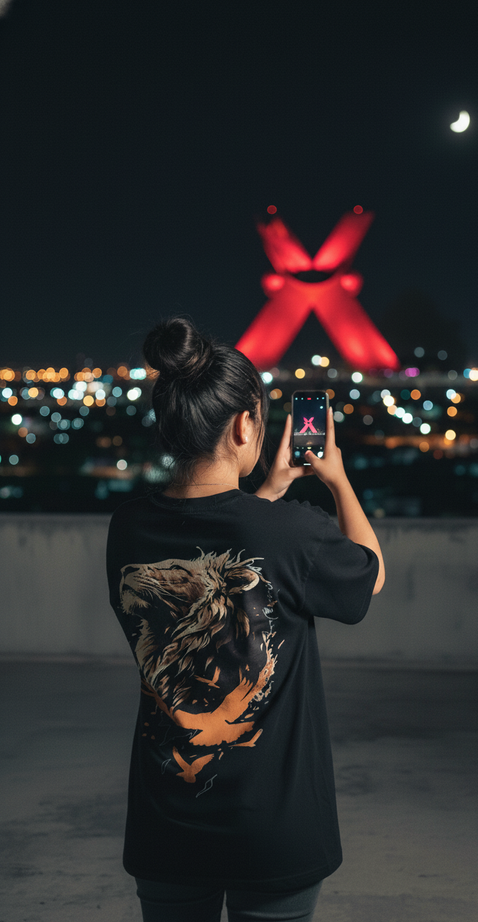 Playera  Semi oversize 