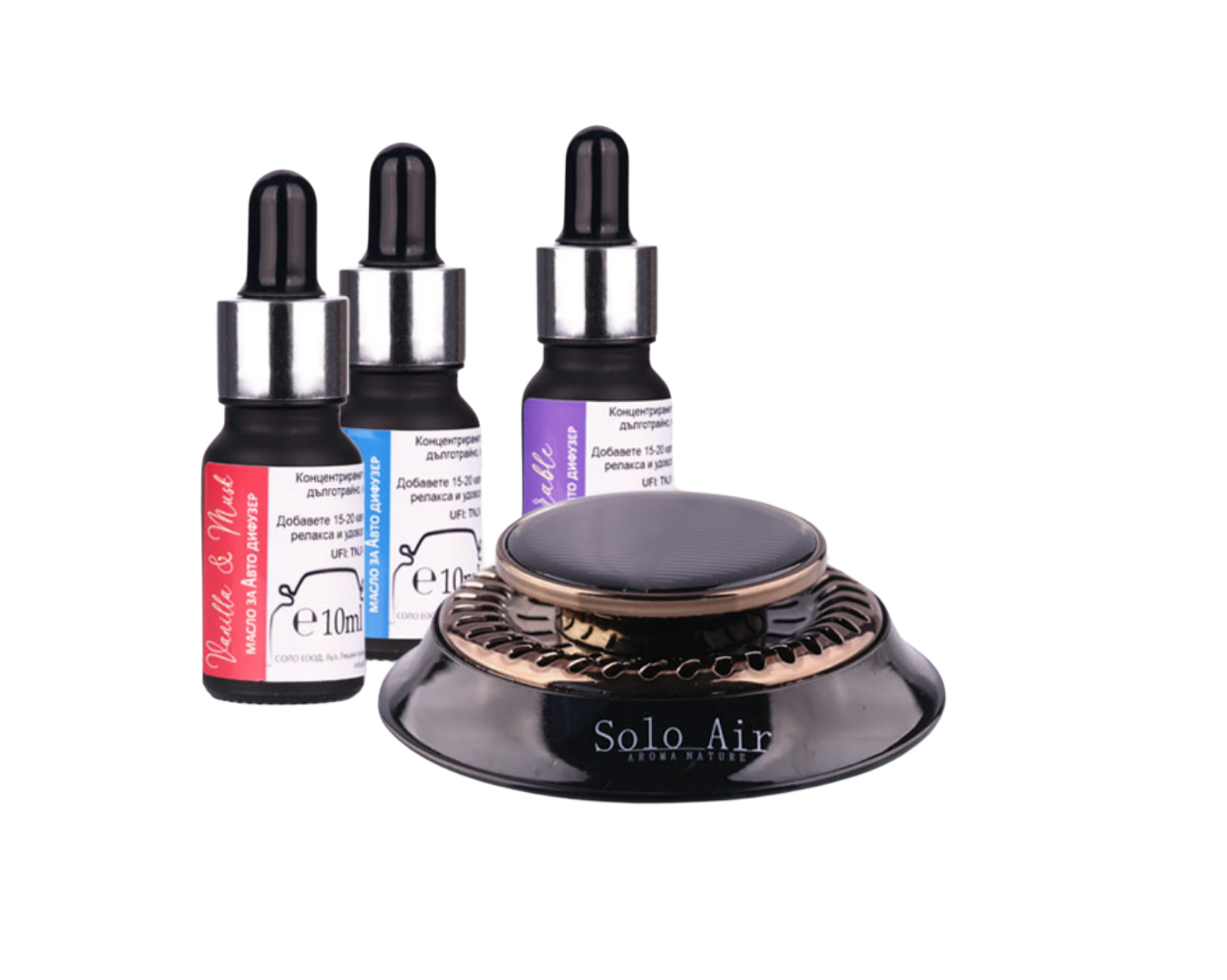 Solo Air Solar auto diffuser for essential oils