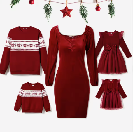 Family Christmas Matching Outfits