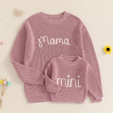 Mama and Mini Matching Sweater Set