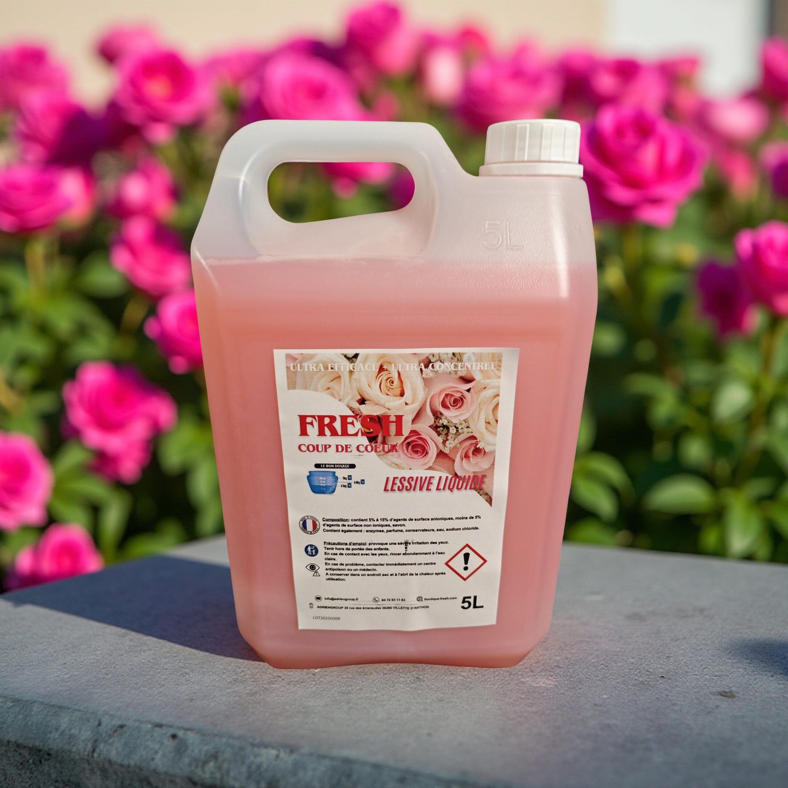 Lessive Liquide 5L Coup de Cœur