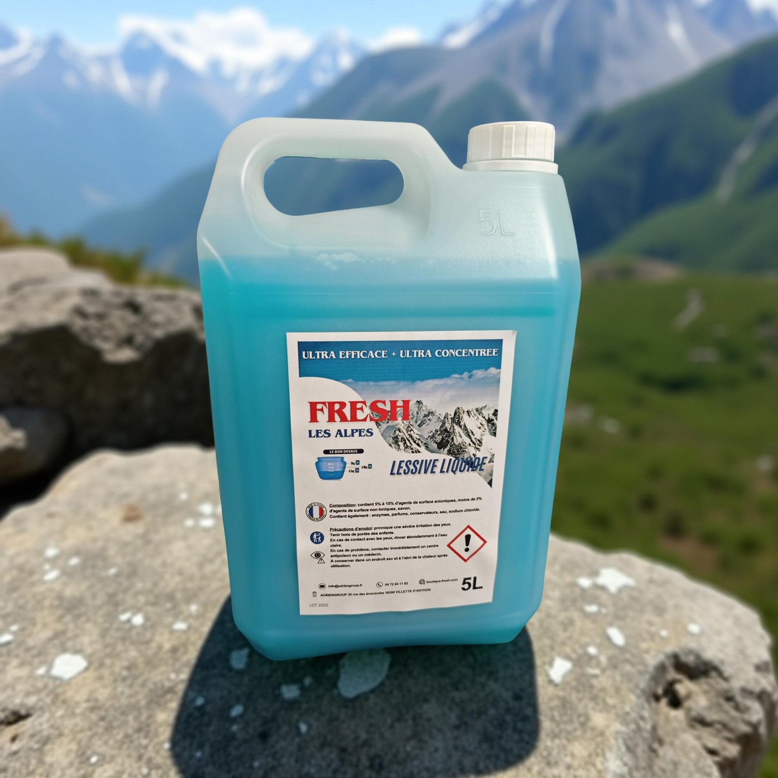 Lessive Liquide 5L Les Alpes