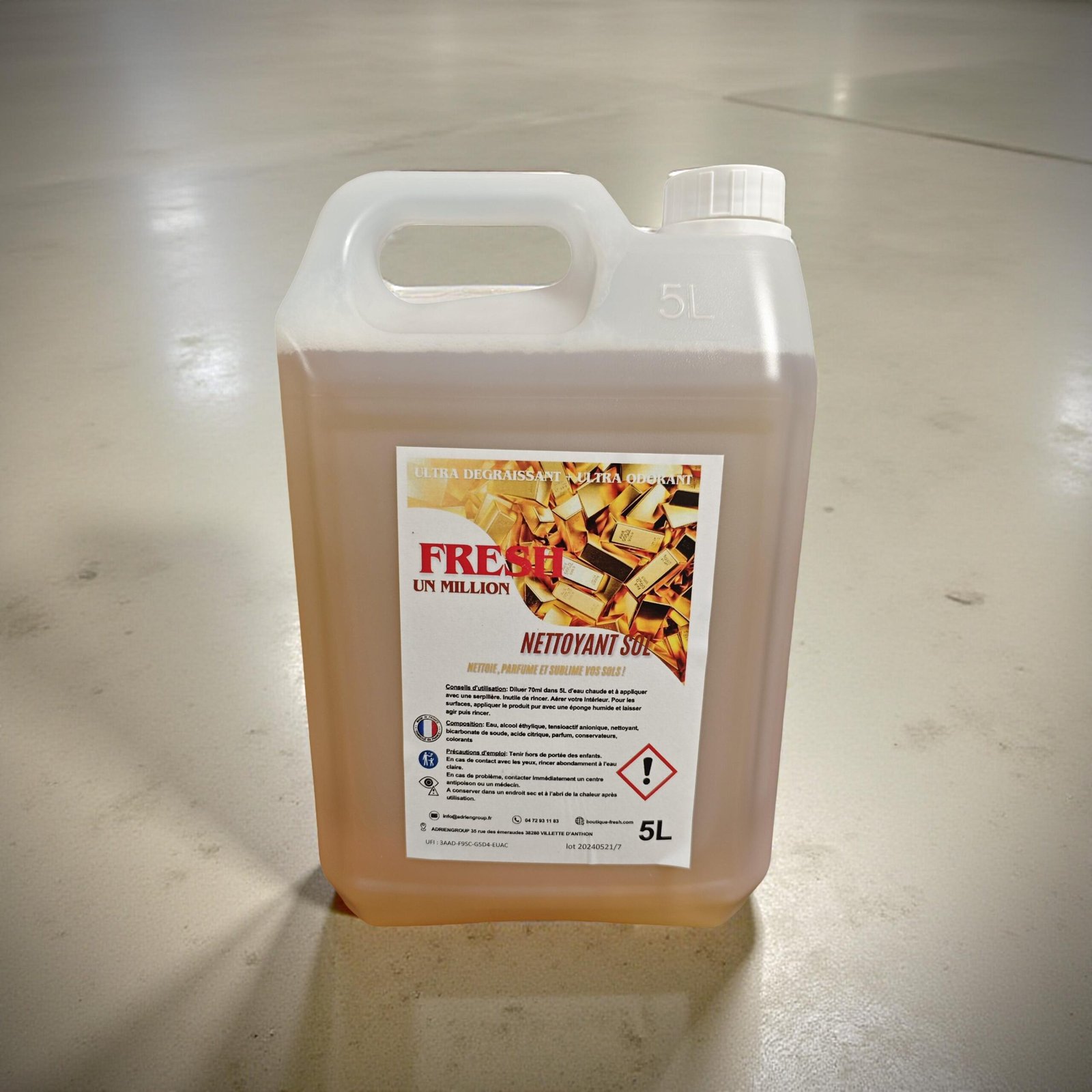 Nettoyant Sol 5L  "Un Million"