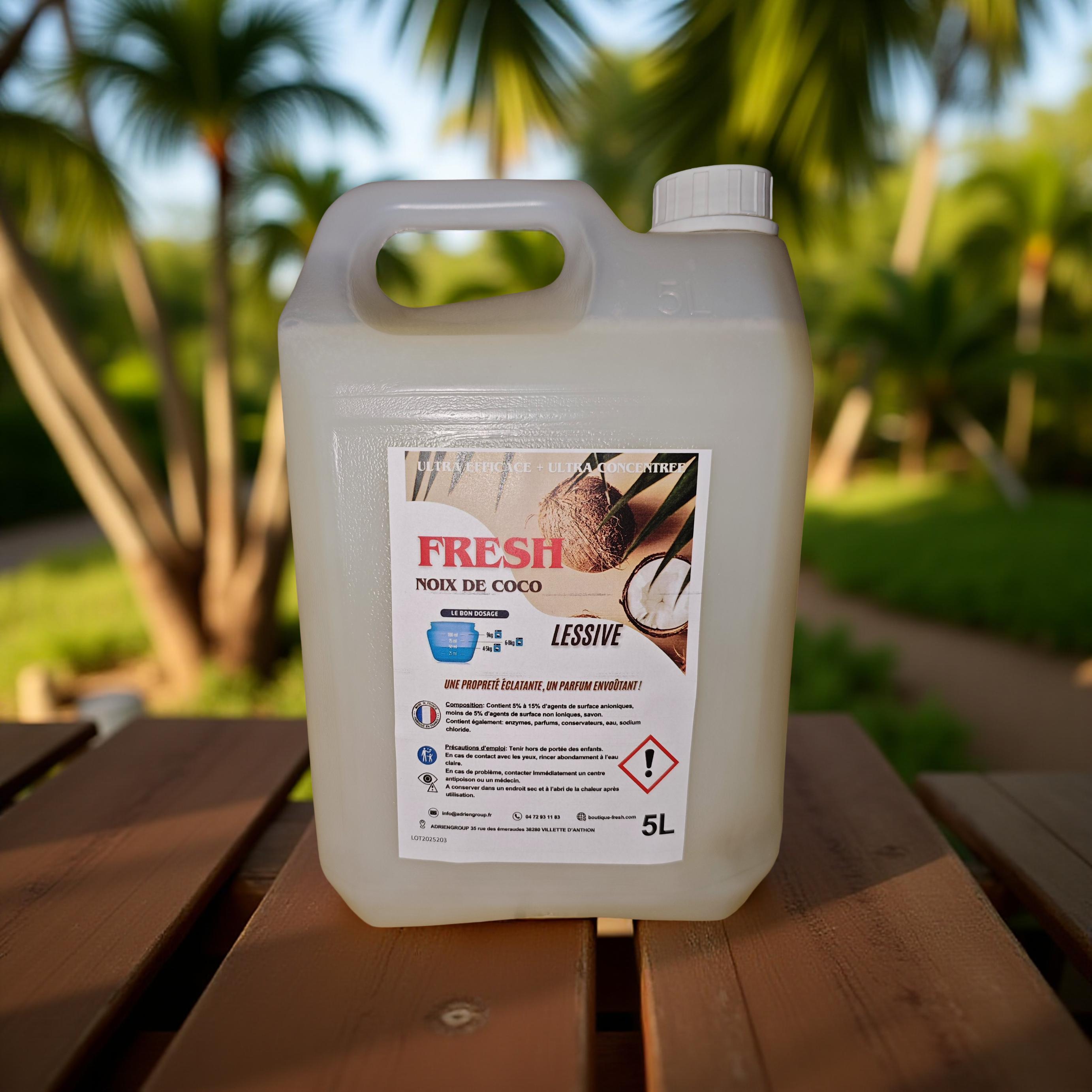 Lessive Liquide 5L Noix de Coco