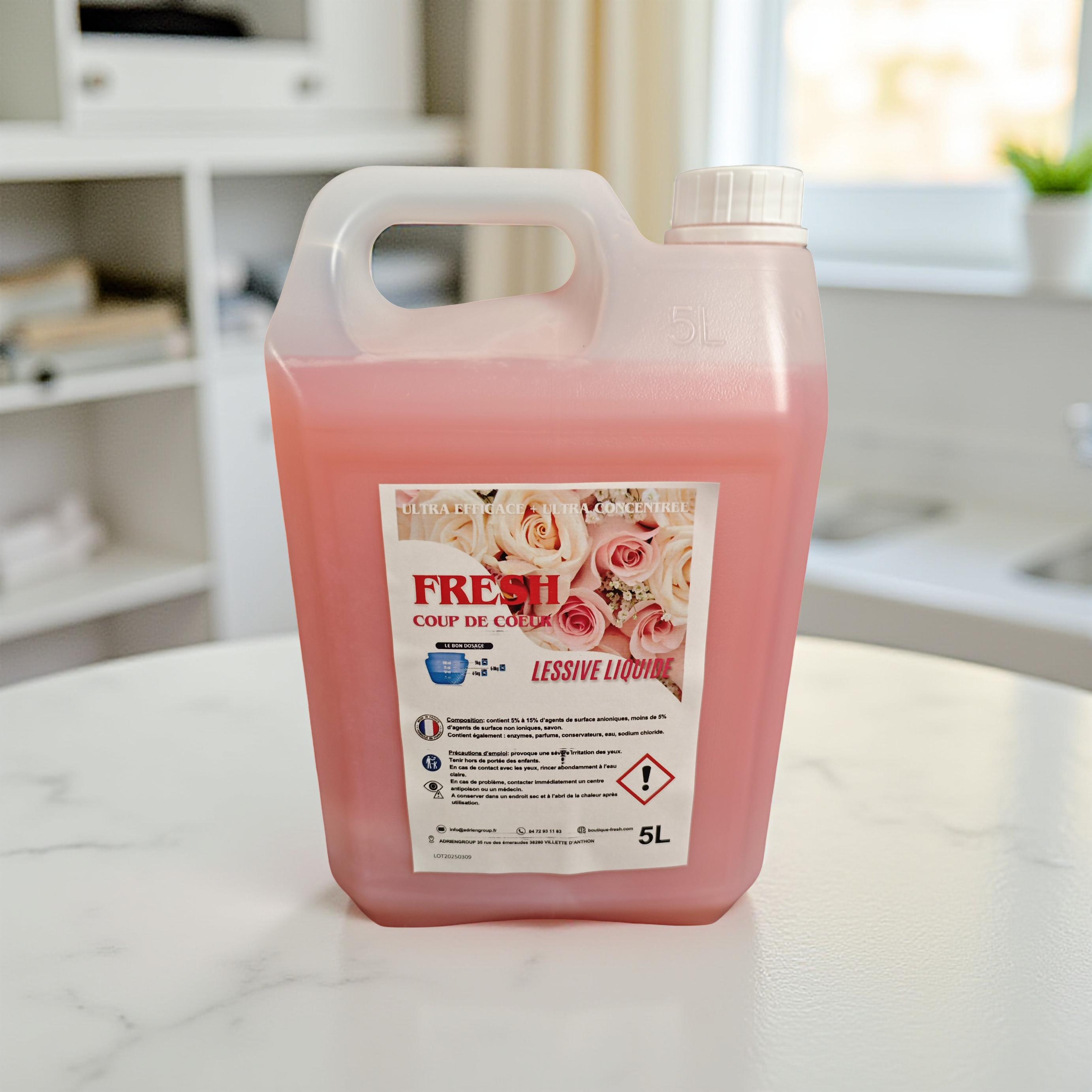 Lessive Liquide 5L Coup de Cœur