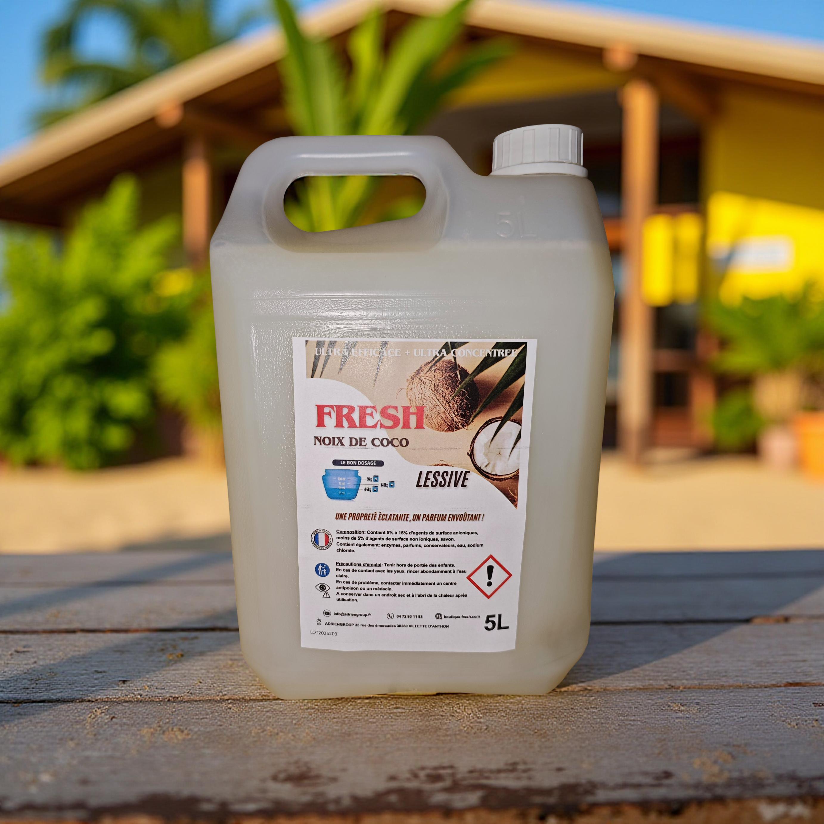 Lessive Liquide 5L Noix de Coco