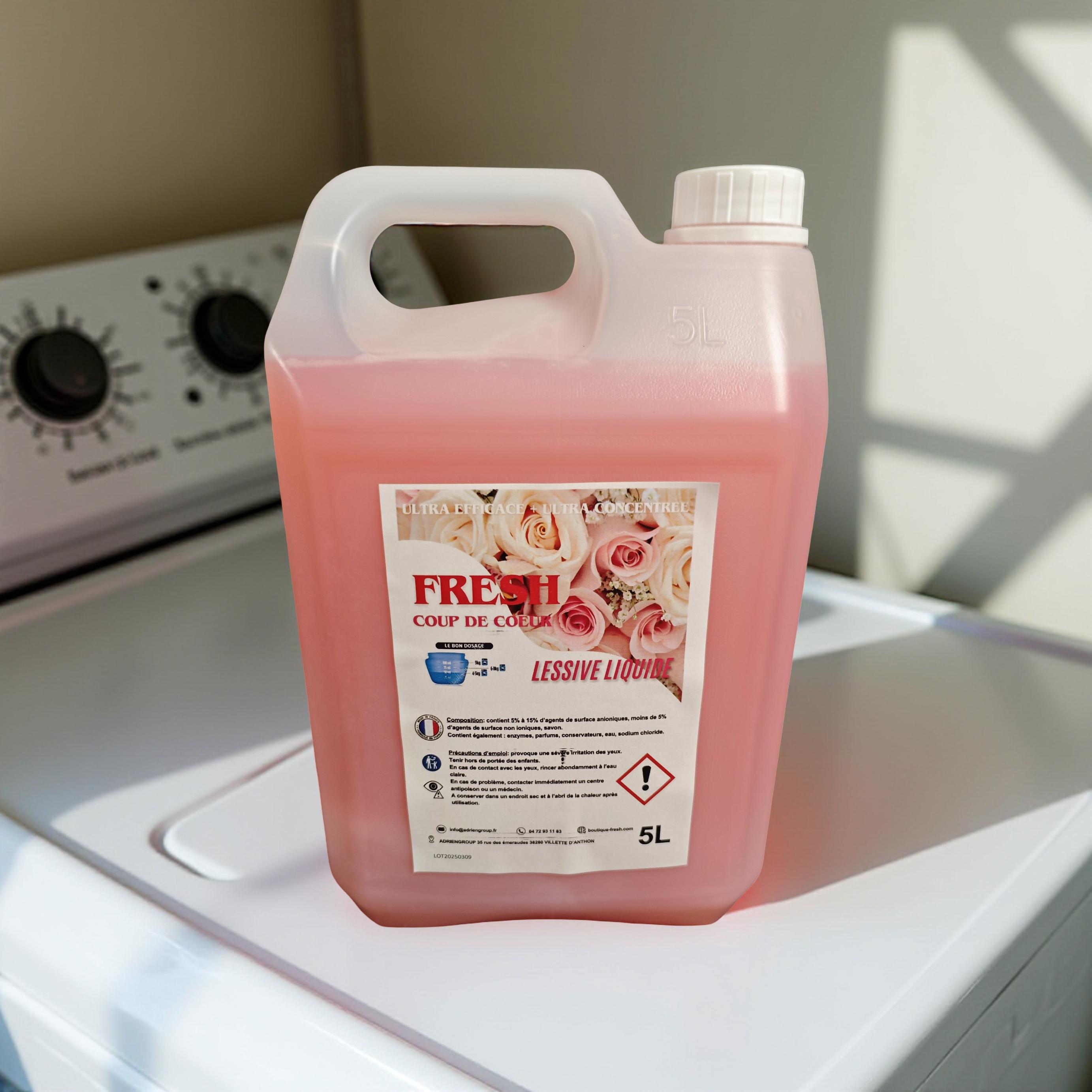 Lessive Liquide 5L Coup de Cœur