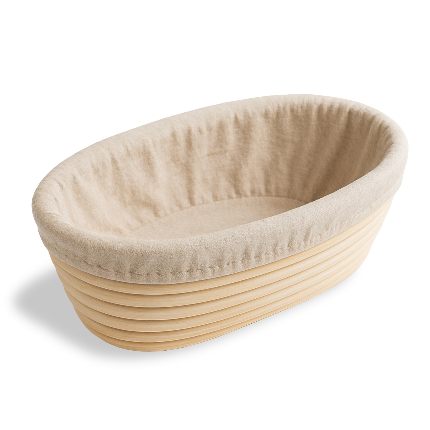 10" Oval Banneton Basket for professional Home Bakers