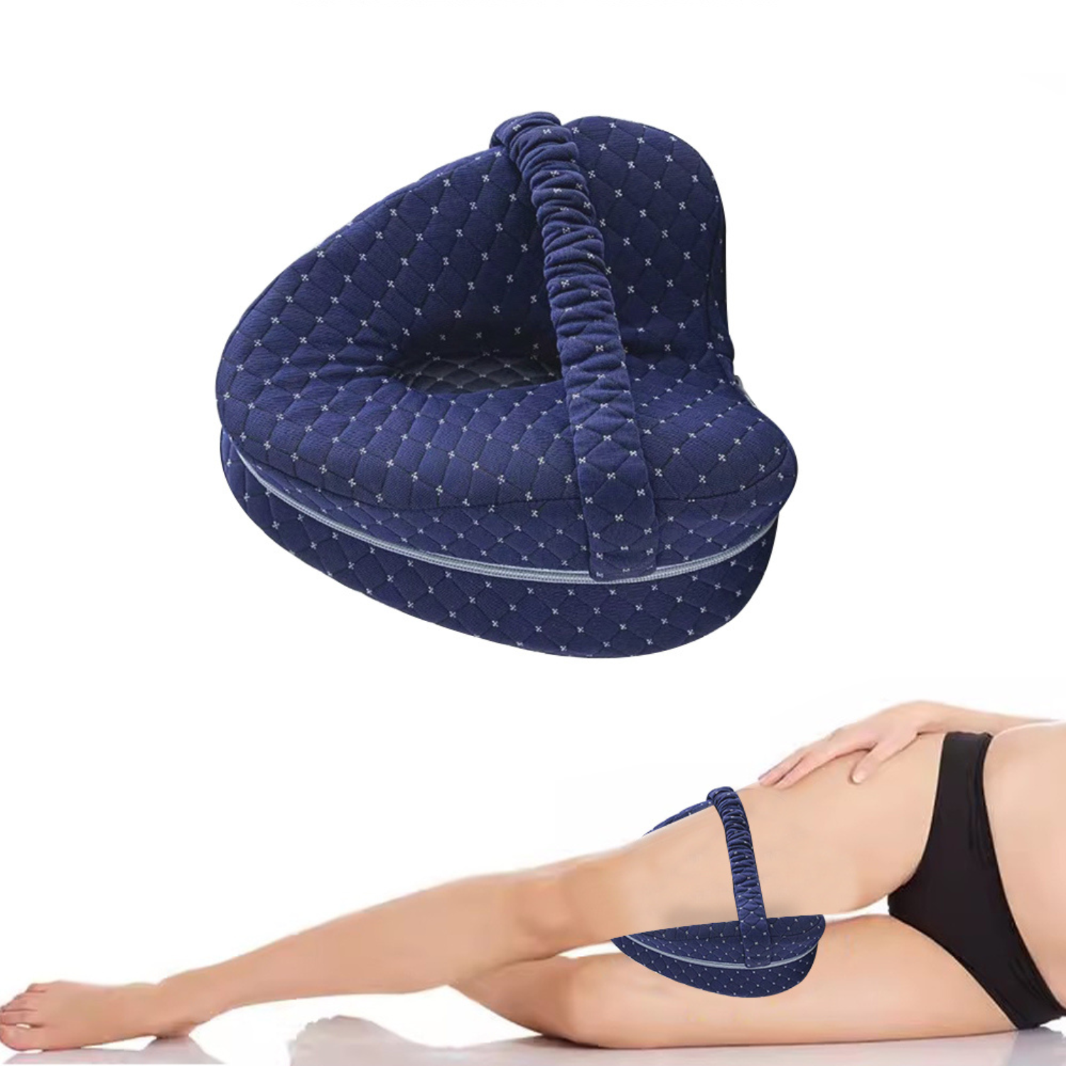 Alignment Pillow Relieve Hip Pain Sciatica Leg Orthopedic Memory Foam Sleeping