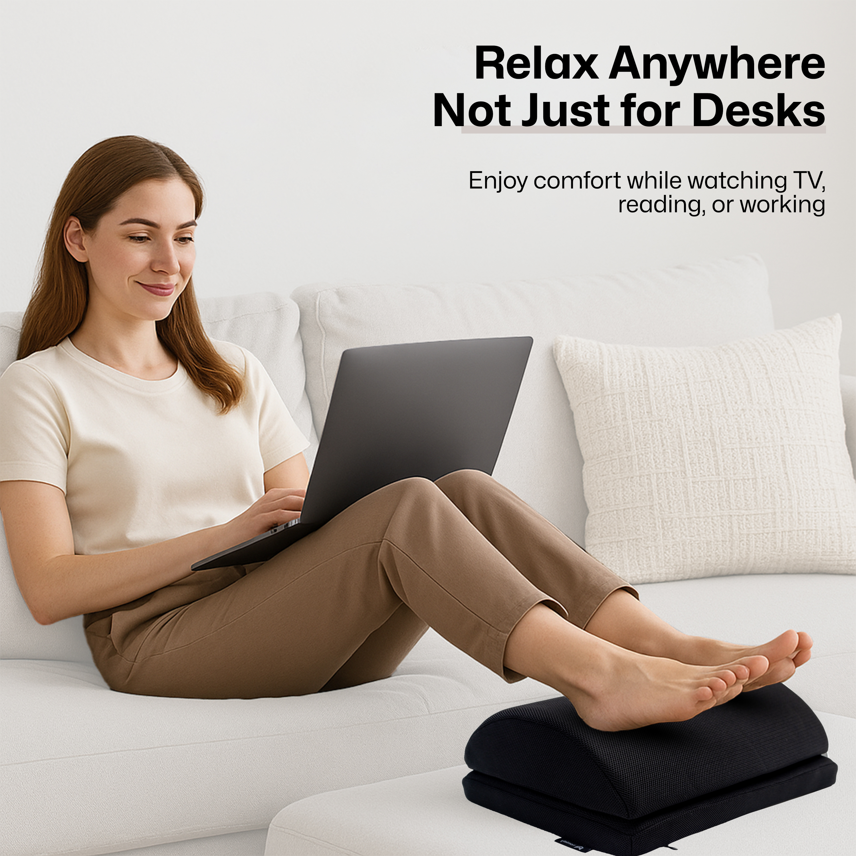 Foot Rest Under Desk for Office, Home, Travel & Gaming