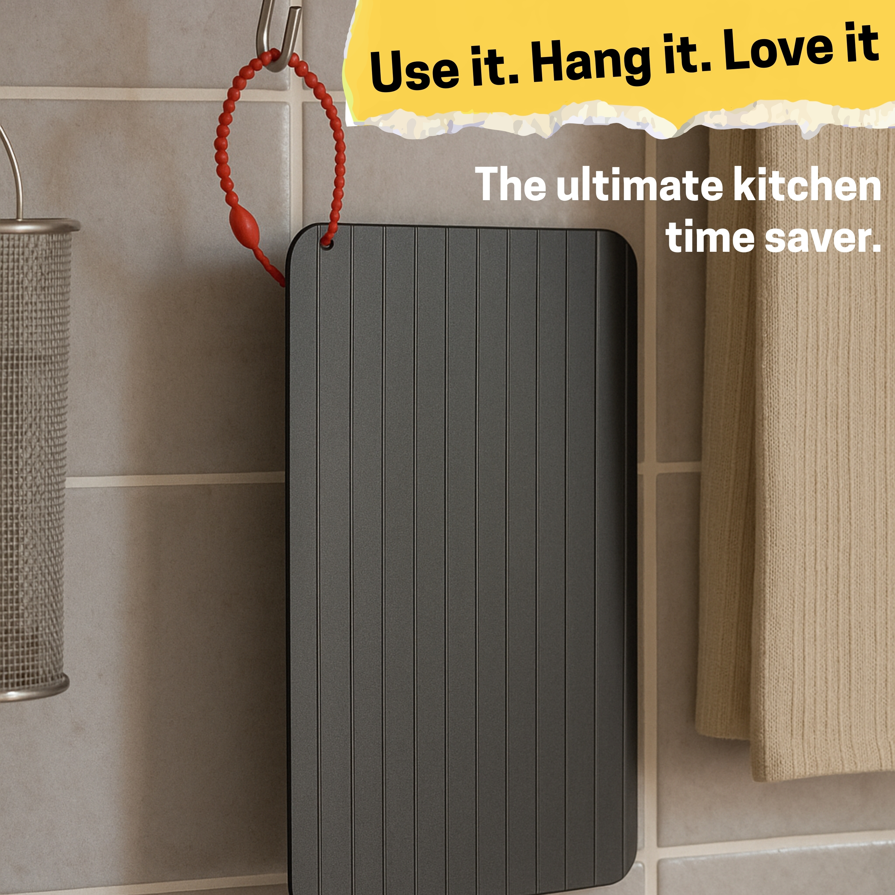 Defrosting Tray Set - Rapid Thawing Aluminum Plate - Natural Defrosting - 7 Pieces