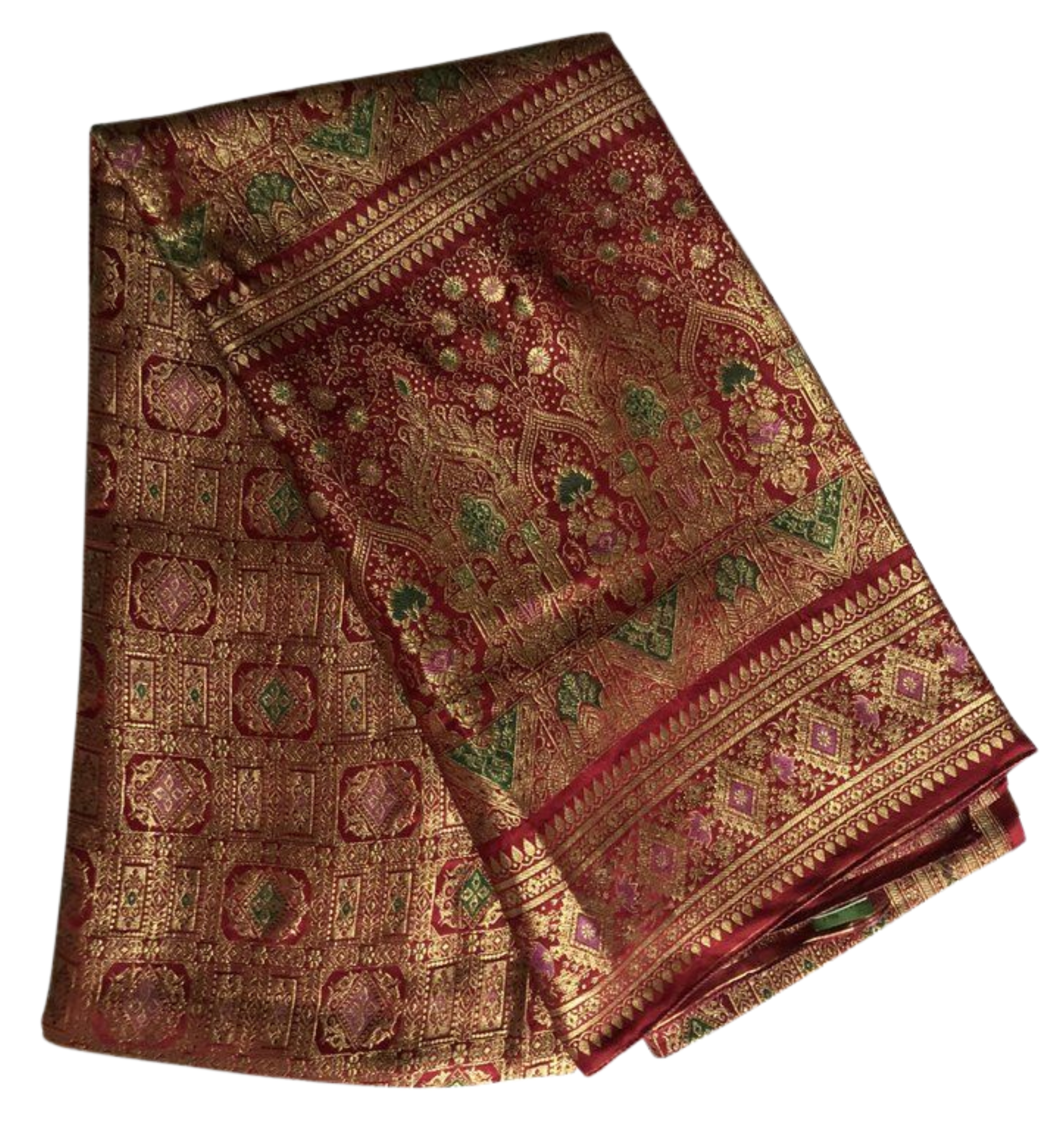 Heavy work Indian Banarasi Silk Saree