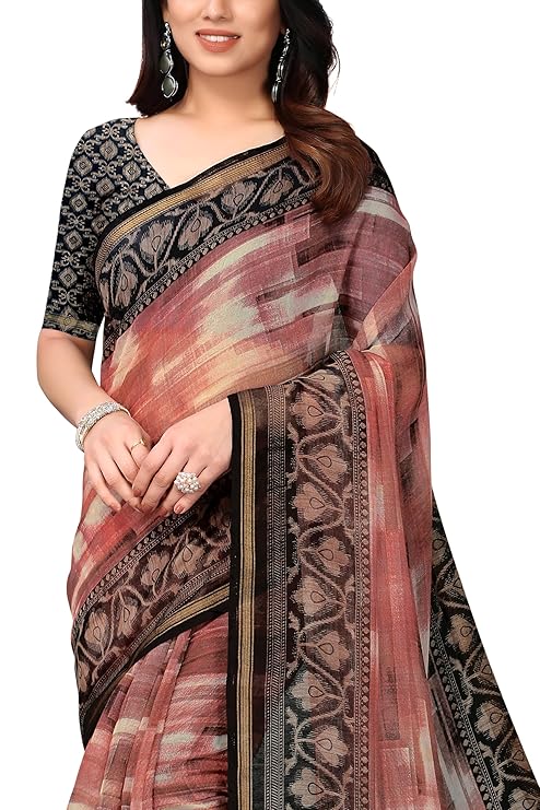 Elegant Printed Saree