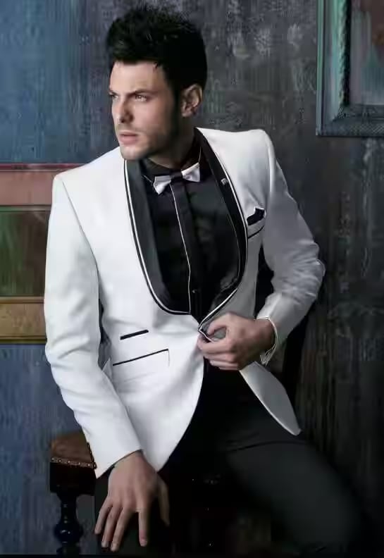 White Tuxedo Suit