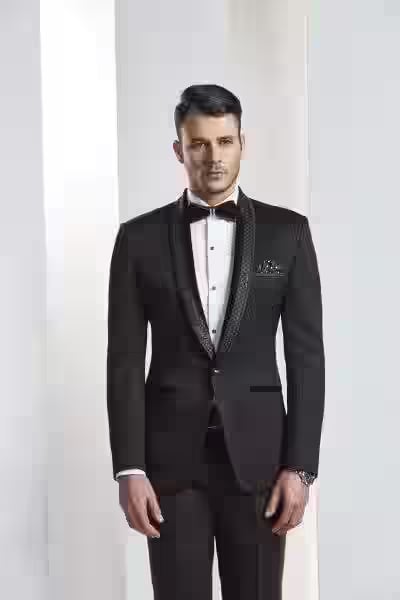 Men's Black Tuxedo Suit