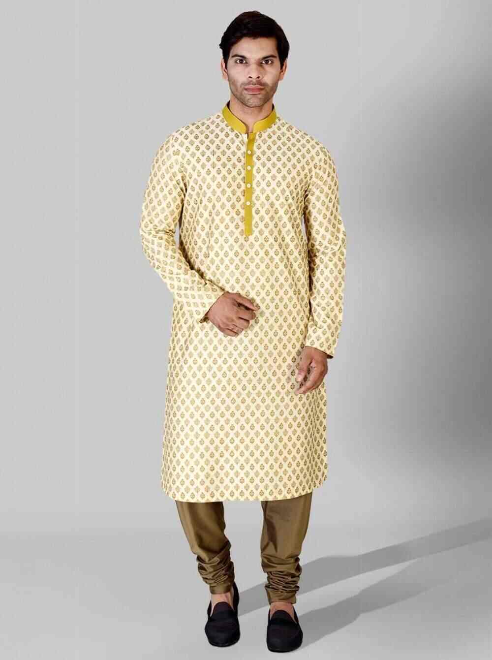 Men's Printed Kurta Set