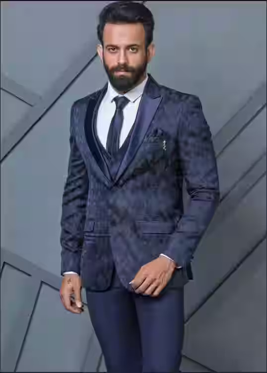 Men's Navy Blue Formal Suit
