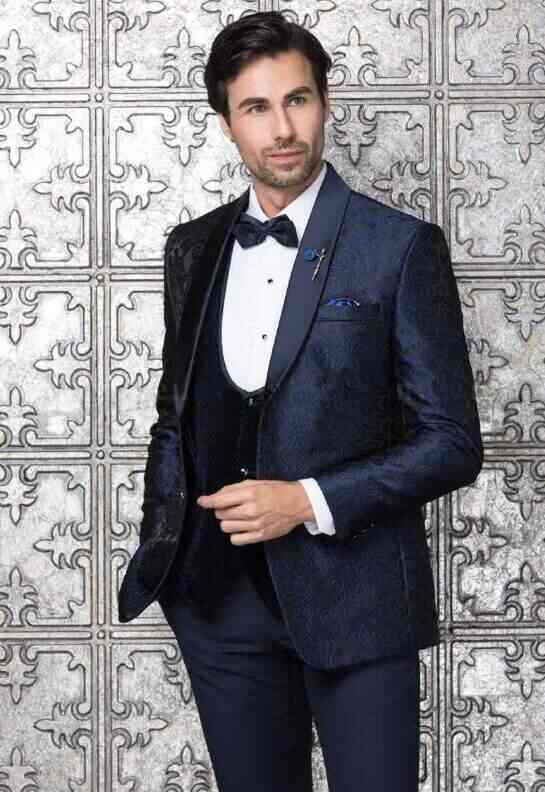 Elegant Navy Blue Tuxedo