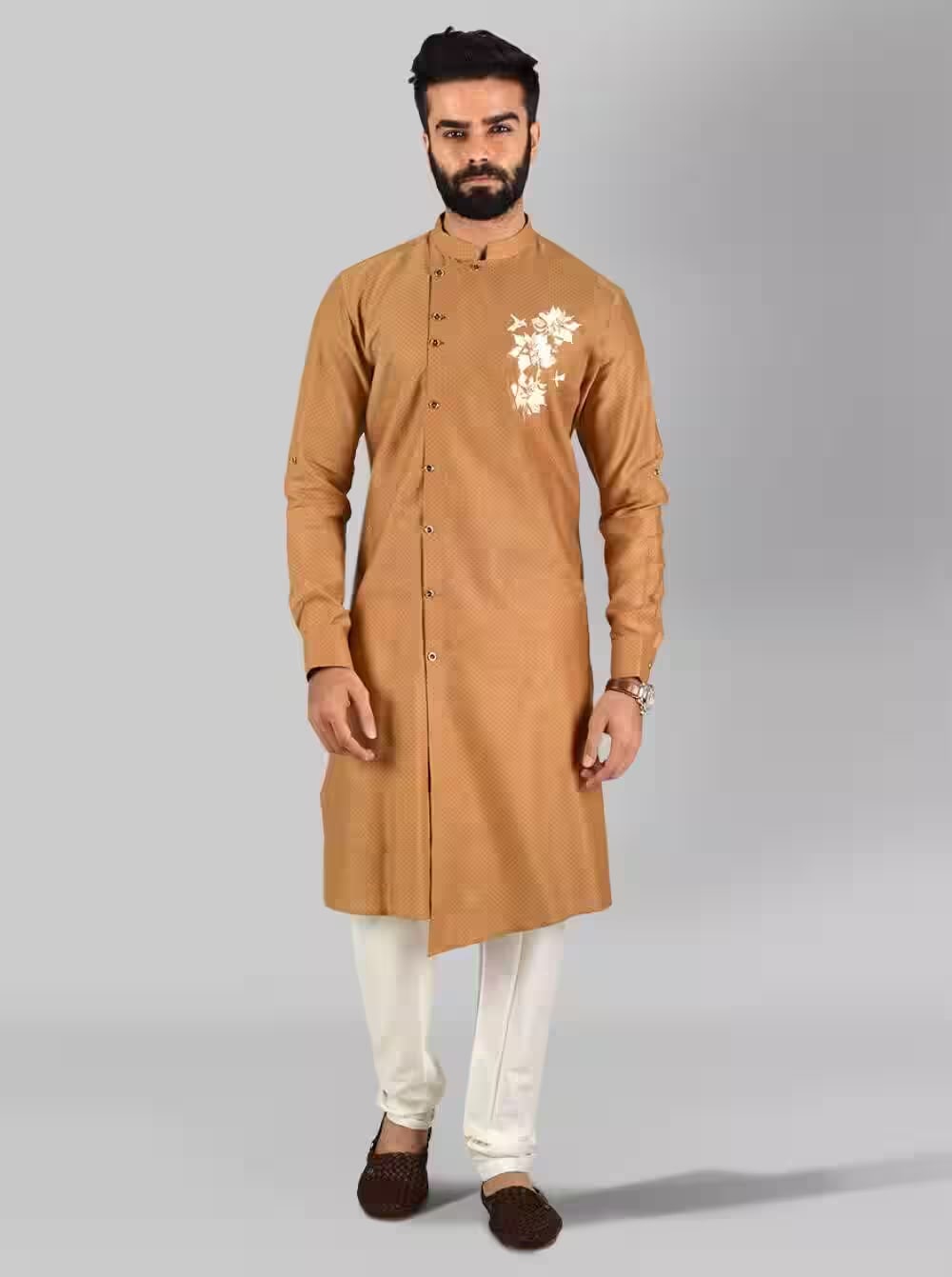 Men's Designer Brown Kurta