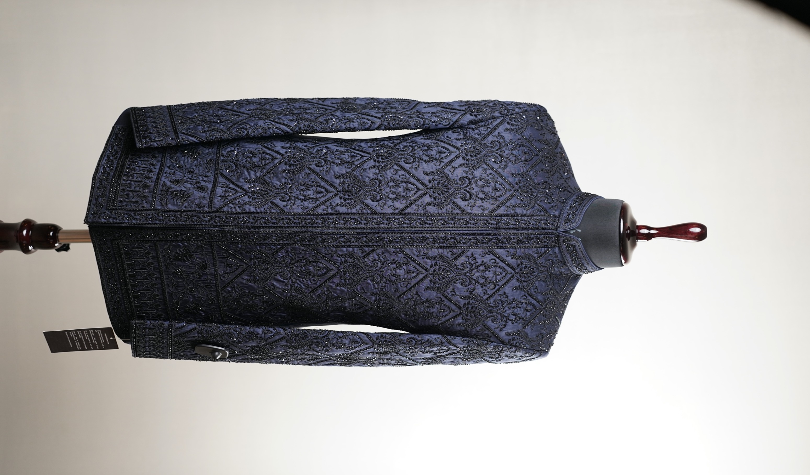 Elegant navy patterned jacket
