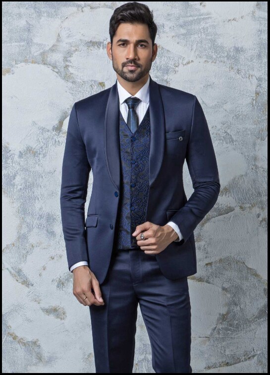 Elegant Navy Blue Suit