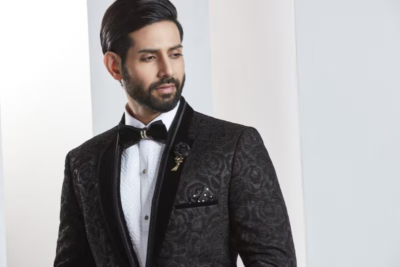 Men's Elegant Black Tuxedo