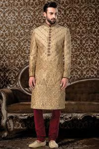 Embroidered Sherwani Set