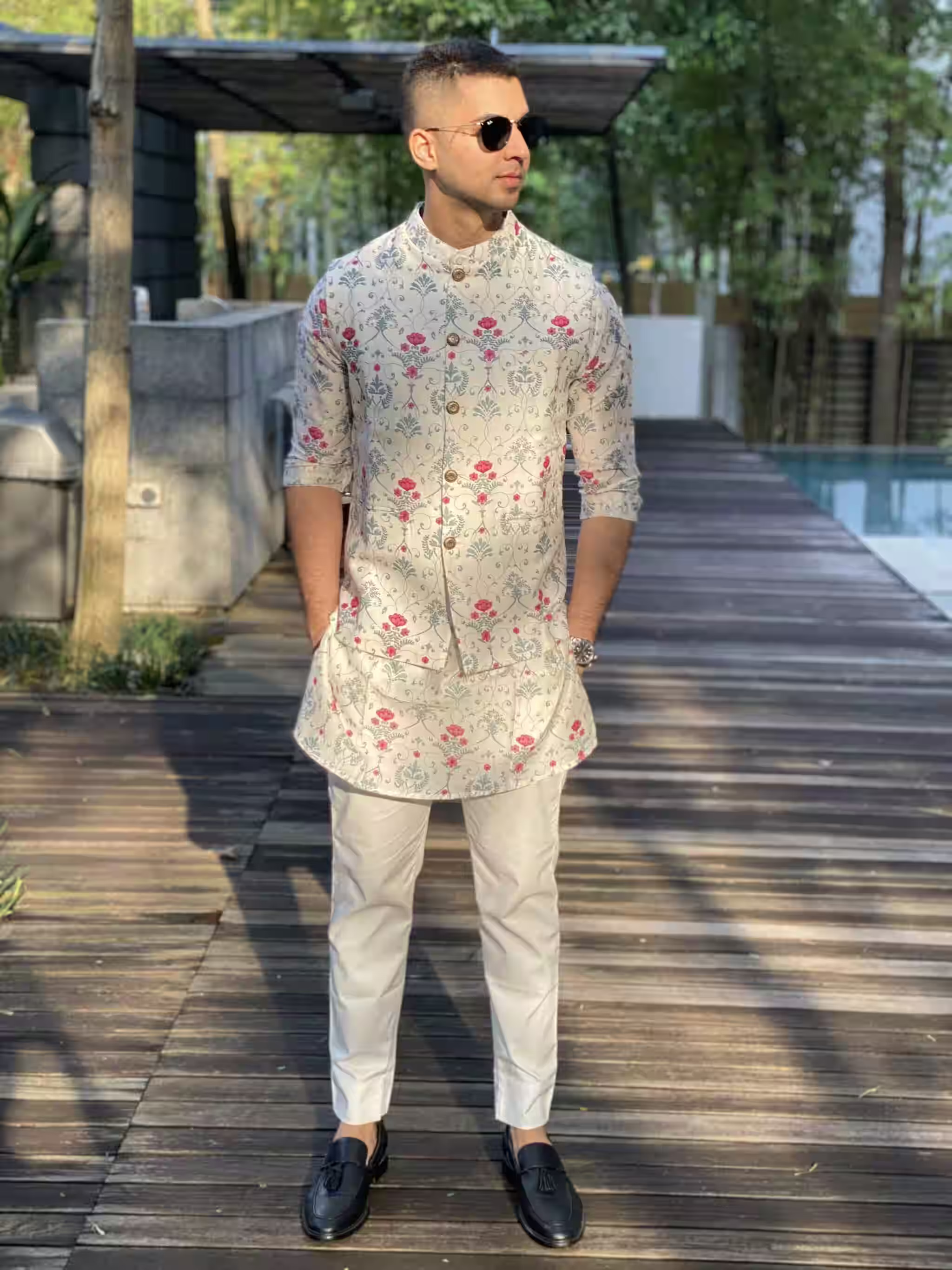 Floral Printed Kurta Set