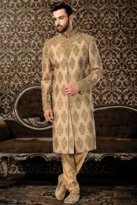 Embroidered Sherwani Set
