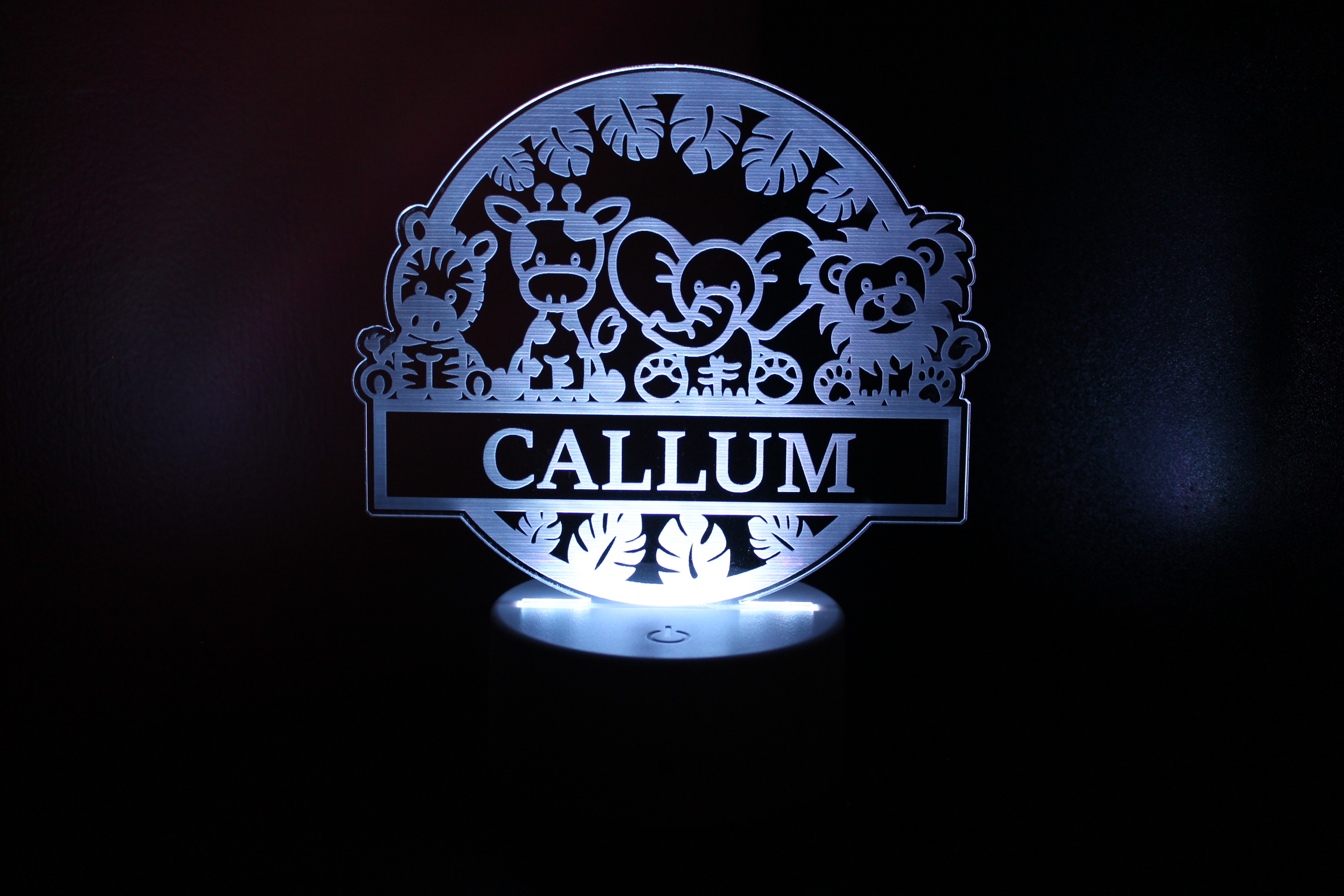 Personalised Animal LED Night Light