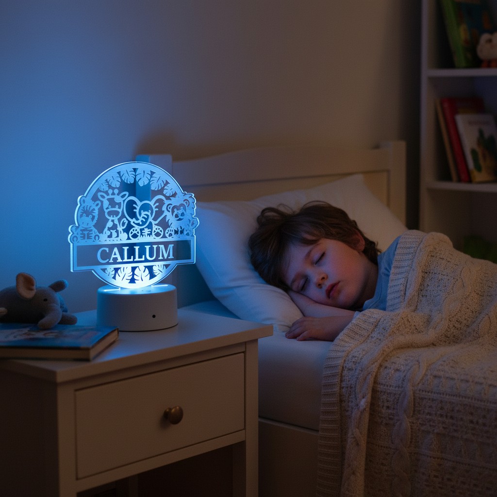 Personalised Animal LED Night Light