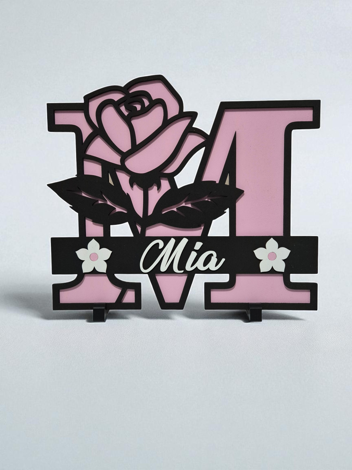 Personalised Rose Name Plaque
