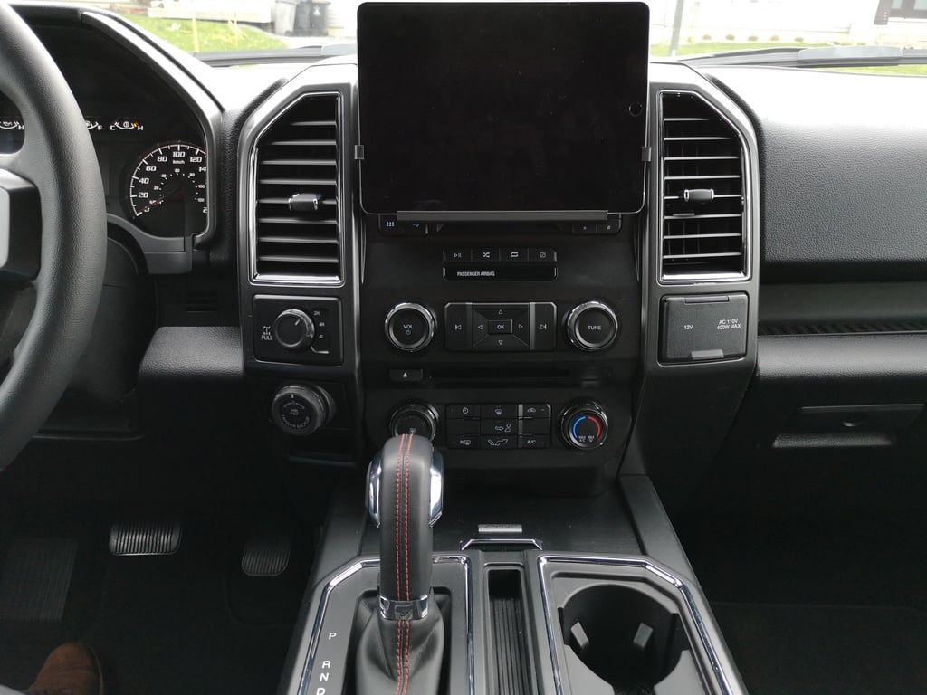 F-150 Truck Tablet Phone Mount: USA-Made Dashboard iPad Holder.