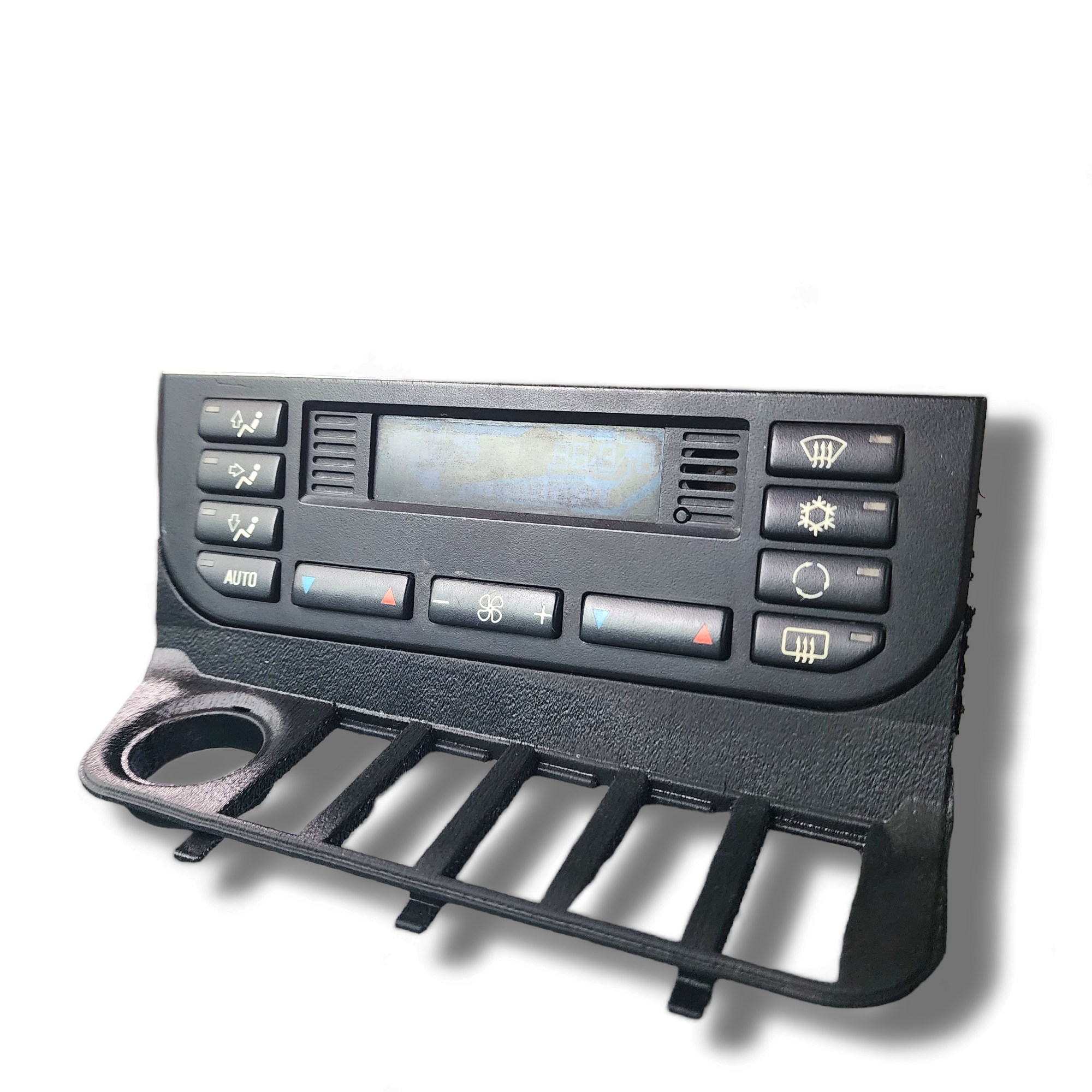 LHD+RHD BMW E36 Double-DIN Bezel + HVAC Relocation Kit – OEM-Style Leather Finish