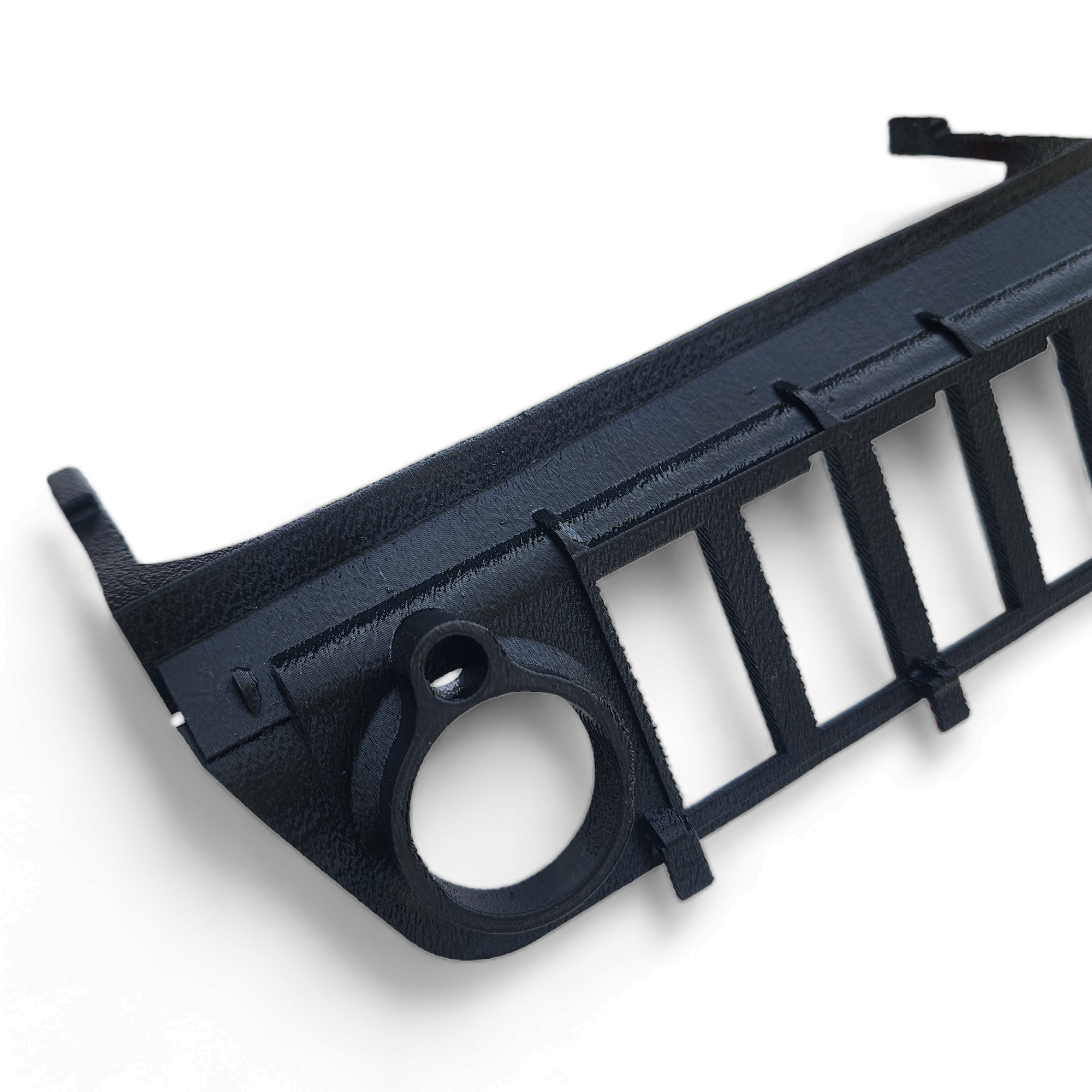 BMW E36 Double-DIN Bezel + HVAC Relocation Kit – OEM-Style Leather Finish