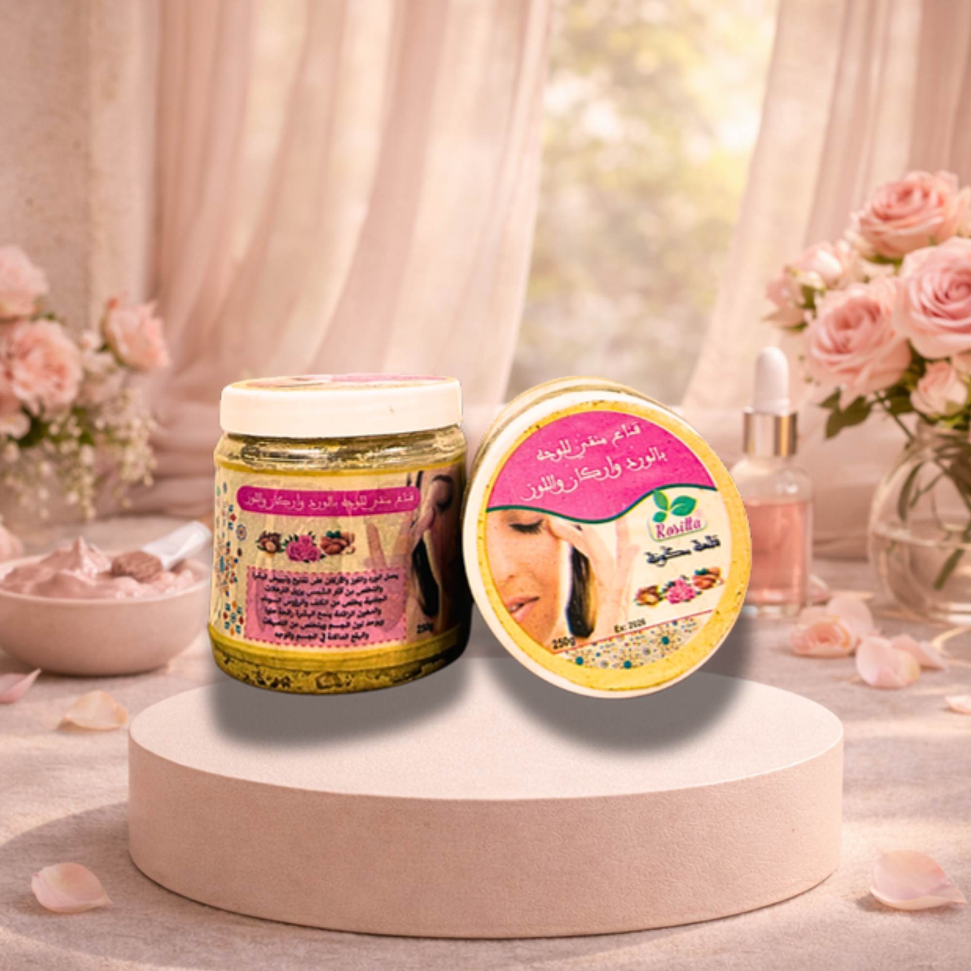 Crème naturelle éclaircissante pour le visage