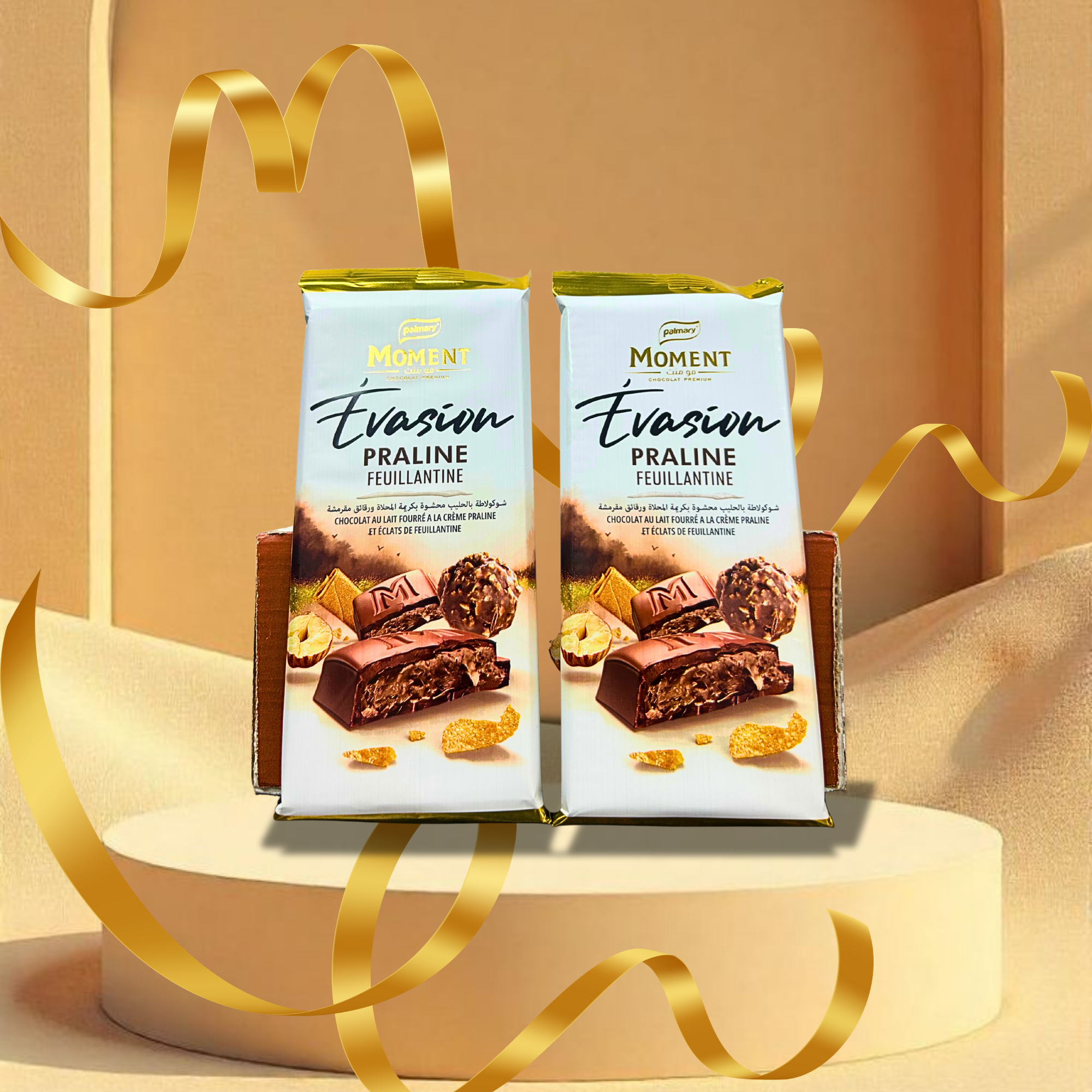 Chocolat Moment Évasion – Praliné Feuillantine Croustillante | Plaisir Gourmet & Fondant