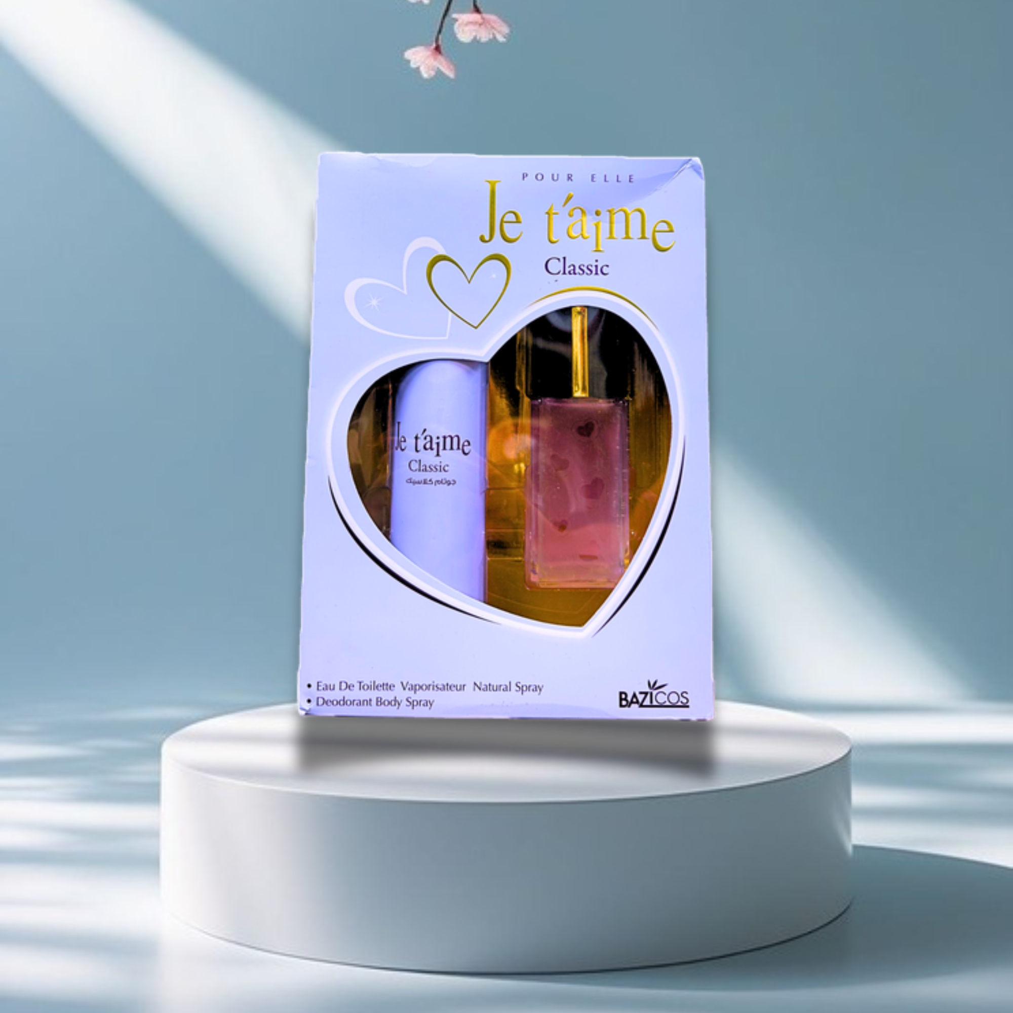 Coffret Cadeau Je t'aime Classic - Pour Elle | Eau de Toilette & Déodorant | Le Duo de la Séduction