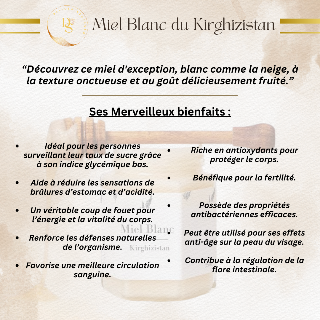 Miel Blanc Kirghizistan