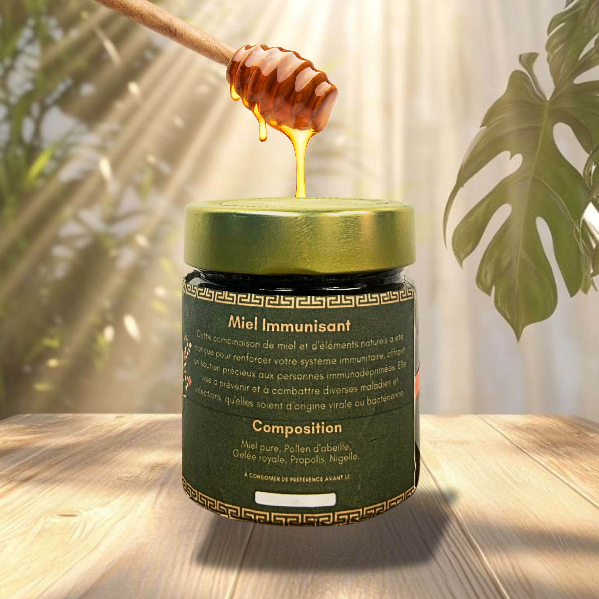 Miel Immunité 250g - Délices Senteurs | Confection Artisanale & Renfort Naturel