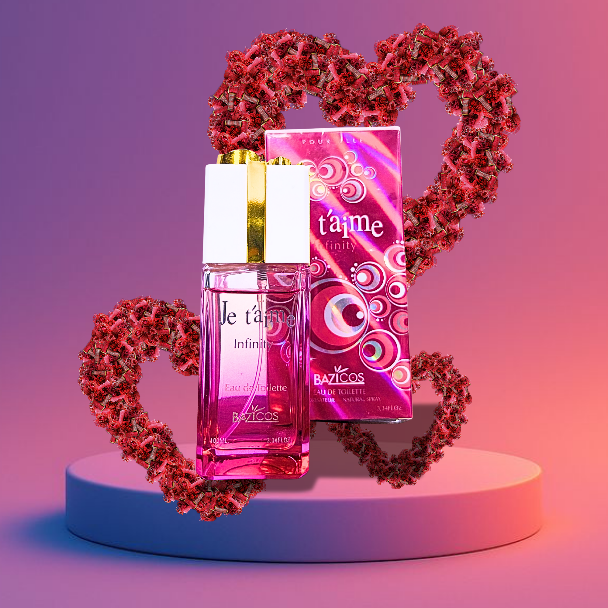 Je t'aime Infinity - Eau de Toilette pour Elle | Sillage Floral & Féminité Infinie