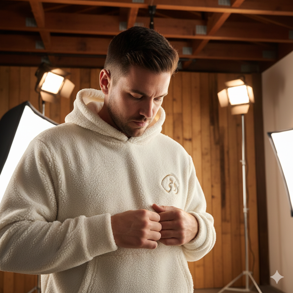 Winter Sherpa Fleece Unisex Hoodie Thick Premium Fleece 