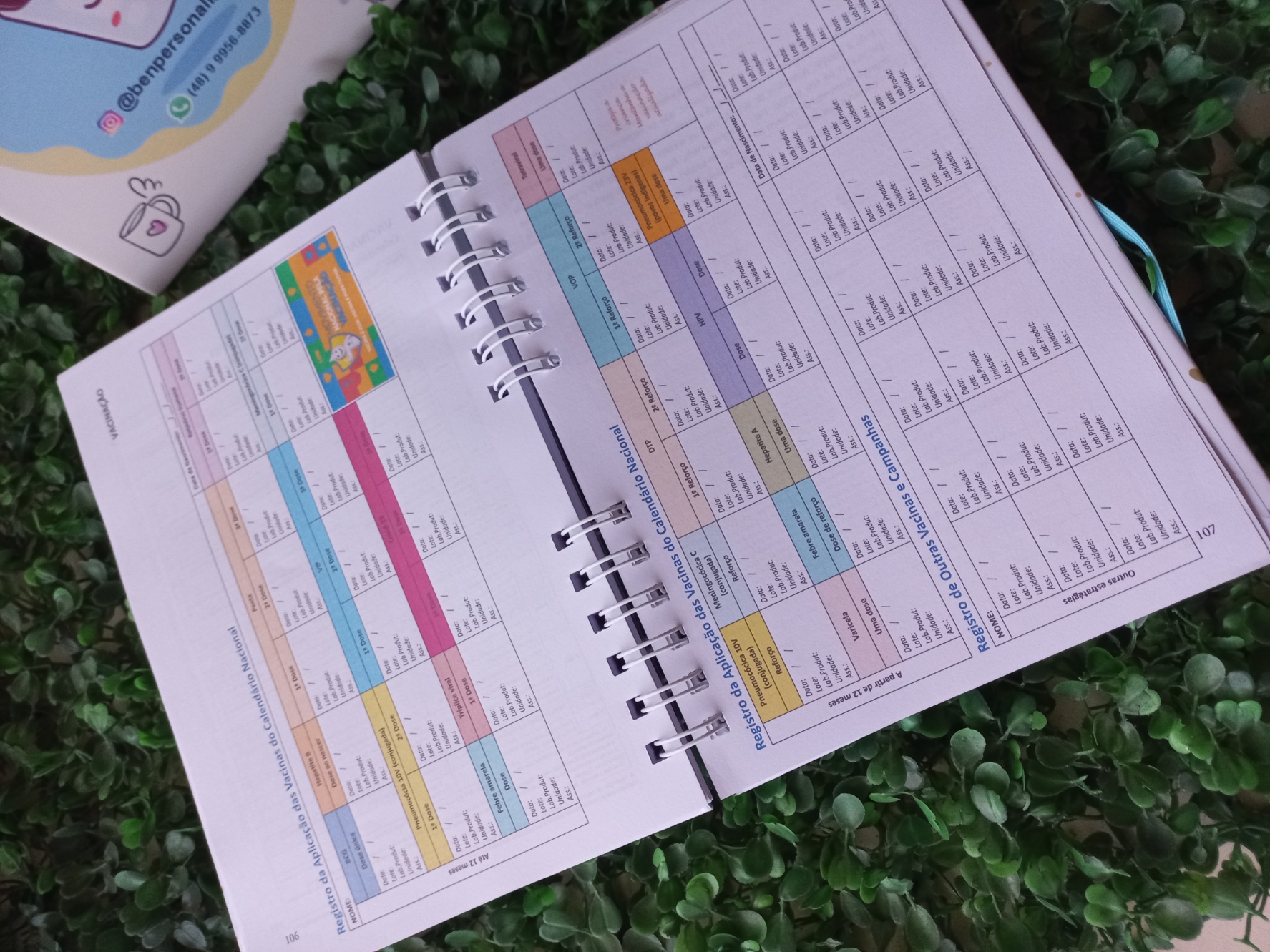 Caderneta de Vacinação Personalizada