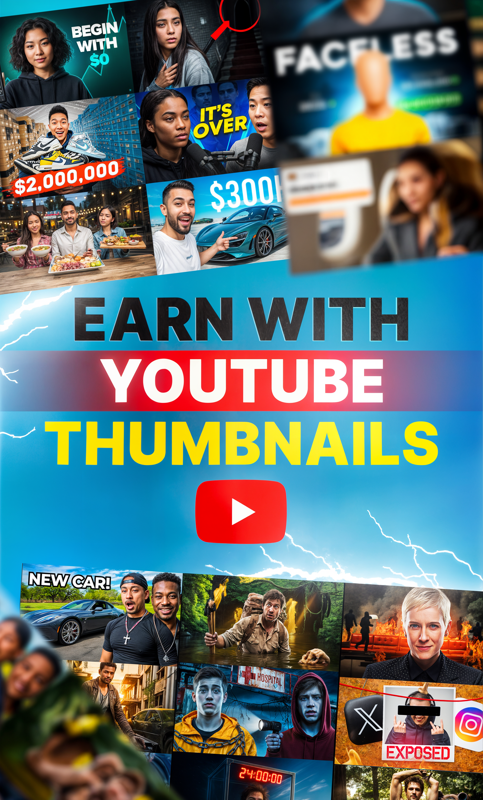 Earn With YouTube Thumbnails
