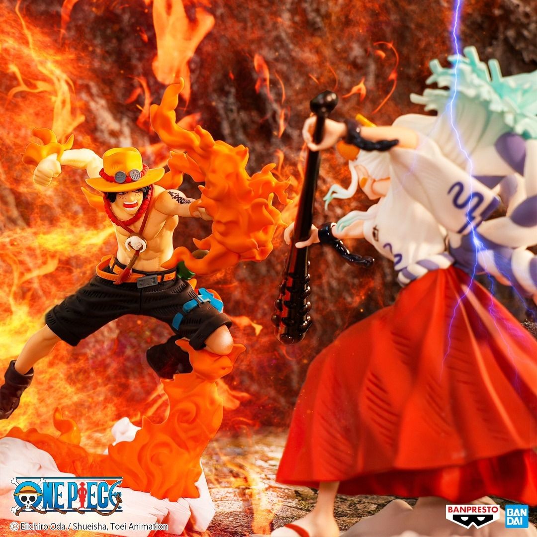 Banpresto One Piece Ace vs Yamato Collectible Figure Set