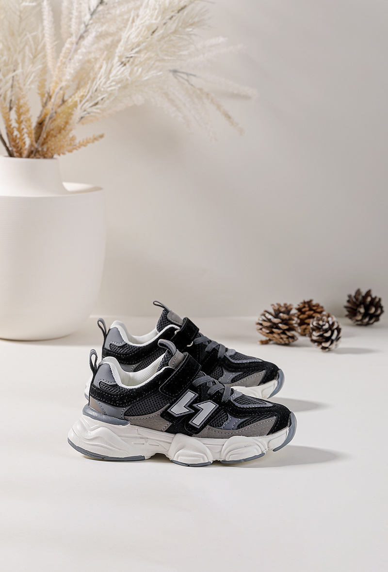 Newbi Zwart-Wit Kindersneakers