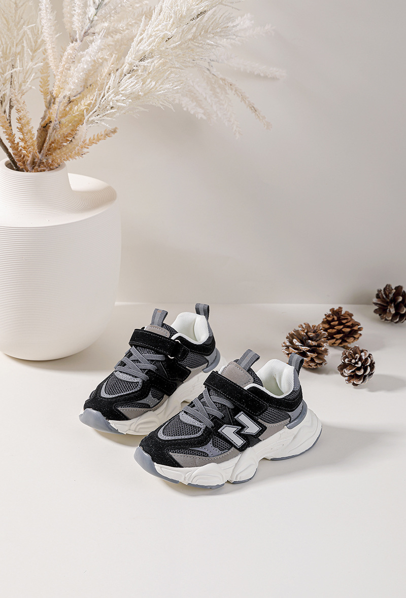 Newbi Zwart-Wit Kindersneakers